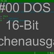 00 FASM DOS ZEICHENAUSGABE