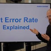 Bit Error Rate BER Explained 01 04 05