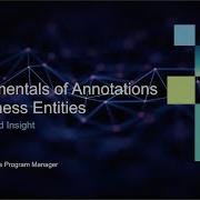 OnCommand Insight Business Entities And Annotations
