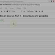 Data Analysis With Pandas And Python 01 16 Python Crash Course Part 1