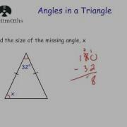 Angles In A Triangle