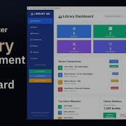 I Build A Modern Library Management System Dashboard With Python Tkinter