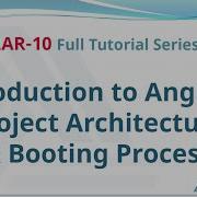 Introduction To Project Architecture Folder Structure Angular Application Booting Process