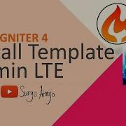 3 Tutorial Codeigniter 4 Menggabungkan Template AdminLTE Dengan Codeigniter 4