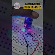 Obstacle Detector Using IR Sensor Breadboard Circuit Tutorial