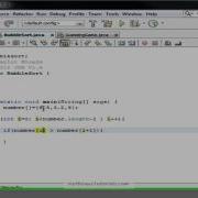 Sorting Array Numbers Java Bubblesort Algorithm Java Tutorial