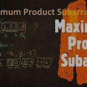 Maximum Product Subarray LeetCode 152 Coders Camp