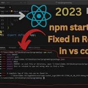 Npm Start Not Working How To Fix Npm Error React Npm Start Error Node Js Npm Start In Vs Code