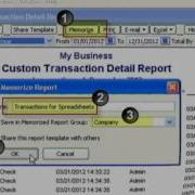 QuickBooks Custom Transaction Detail Report