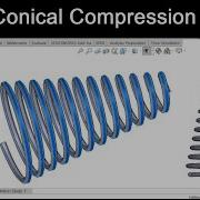 Model Conical Compression Spring With Solidowrks Taper Helix