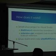 MUC Robert Haas Developing PHP Extensions With PHP CPP Lightning Talk