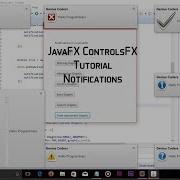 JavaFX ControlsFX Tutorial Notifications