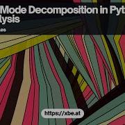 Dynamic Mode Decomposition In Python For Data Analysis