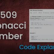 Fibonacci Number Live Coding With Explanation Leetcode 509