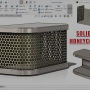 SolidWorks Tutorial Step By Step Realistic Honeycomb Mesh Modeling