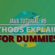 Java Tutorial 5 Methods Invoking Methods