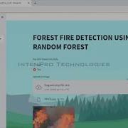 Streamlit Web Application Forest Fire Detection System Using Decision Tree In PYTHON