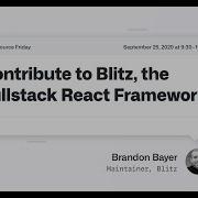 Contribute To Blitz Js A Fullstack React Framework