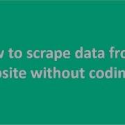 How To Scrape Any Website Without Coding Import Io