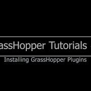Installing GrassHopper Plugins Kangaroo Lunchbox Meshedit 3 GrassHopper Tutorial Series