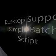 Creating A Simple Batch Script Using Notepad Help Desk And Desktop Support Tutorial