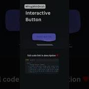 Interactive Button Html Css Coding Learnhtml5andcss3