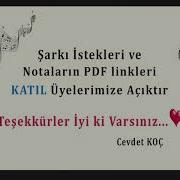 Su Bile Yok Sana Sibel Can NOTA SOLFEJ