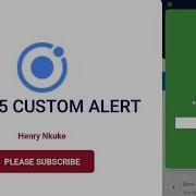 Ionic 5 Custom Alert