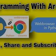 Opening Websites In Google Chrome Using Webbrowser Module In Python Programming Language