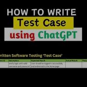 How To Write Test Case Using ChatGPT For Software Testing
