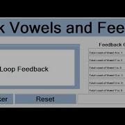 Vowels Counter Using For Loop And Feedback In Visual Basic Net