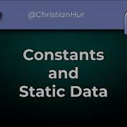 PHP Constants And Static Data