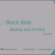 SQL Block Blob Backup And Archive