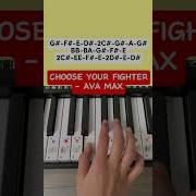 Choose Your Fighter Ava Max Barbie MovieOST Piano Tutorial Chooseyourfighter Barbiemovie