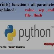 Print In Python Print Function All Parameters Explained