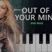 Ava Max Out Of Your Mind Piano Tutorial