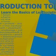 Introduction To Lua Roblox Scripting Basics