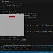 Python Tkinter How To Change Label Properties Color Text Font Size