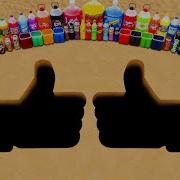 How To Make Two Like Button With Orbeez Cement Big Balloons Of Sodas Fanta Coca Cola Vs Mentos