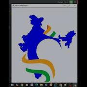 Indian Map Using Python Turtle Indian Flag Independence Day Republic Day Shorts