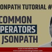 JSONPath Tutorial 3 JSONPath Operators Common Operators JSONPath