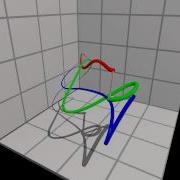 3D Double Pendulum Simulation