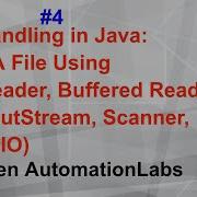 Part 4 File Handling In Java Read A File FileReader Buffered Reader FileInputStream