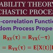 Properties Of Cross Correlation Function Of A Random Processes