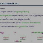 Continue Statement In C Jump Statements Lec 85 C Programming Tutorials