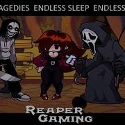 FNF Jeff The Killer Vs Ghostface Sleeping Tragedies Endless Sleep Nightmare Cover