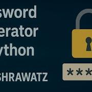 Password Generator In Python GANESHRAWATZ Passwordgenerator Pythonprojects