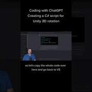 Coding With ChatGPT For Unity3D