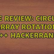 Code Review Circular Array Rotation C HackerRank 3 Solutions