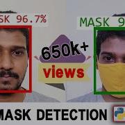 Обнаружение масок на лицах с помощью Python Keras OpenCV и MobileNet Обнаружение масок в виде